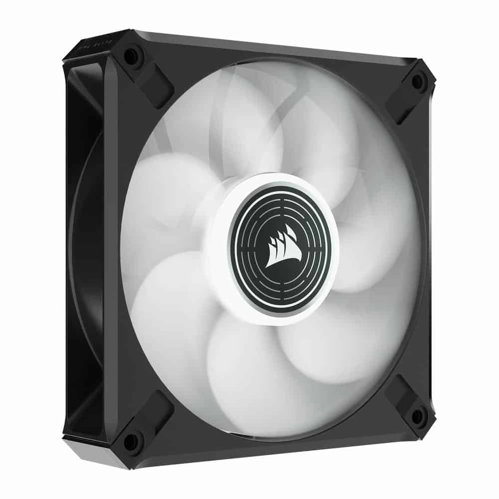 Corsair ML120 LED ELITE 120mm White LED Fan Single Pack Black